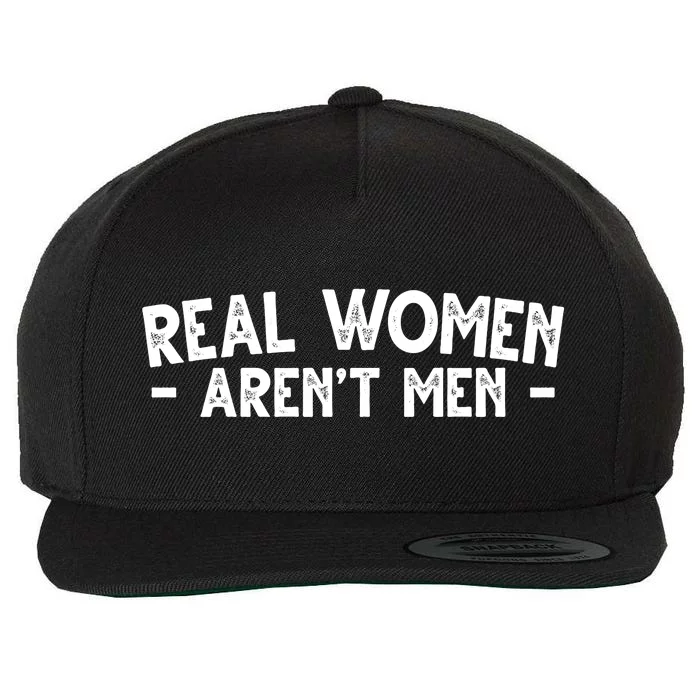 Real Women Aren't Men Wool Snapback Cap