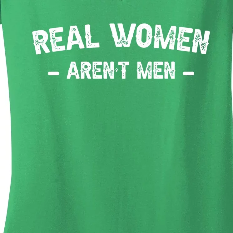 Real Women ArenT Women's V-Neck T-Shirt