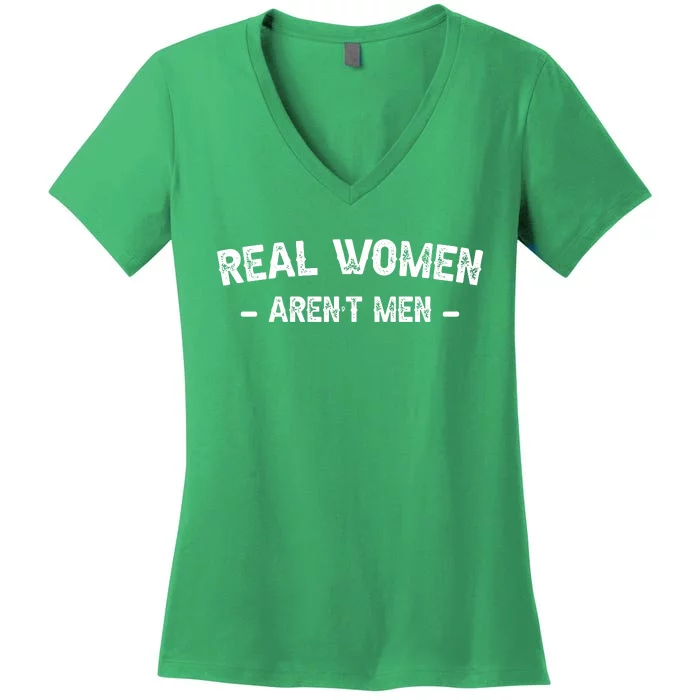 Real Women ArenT Women's V-Neck T-Shirt