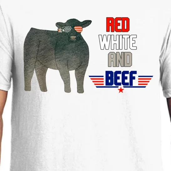 Red White And Beef Pajama Set