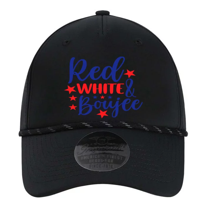 Red White And Boujee Freedom 4th Of July Funny Gift Performance The Dyno Cap