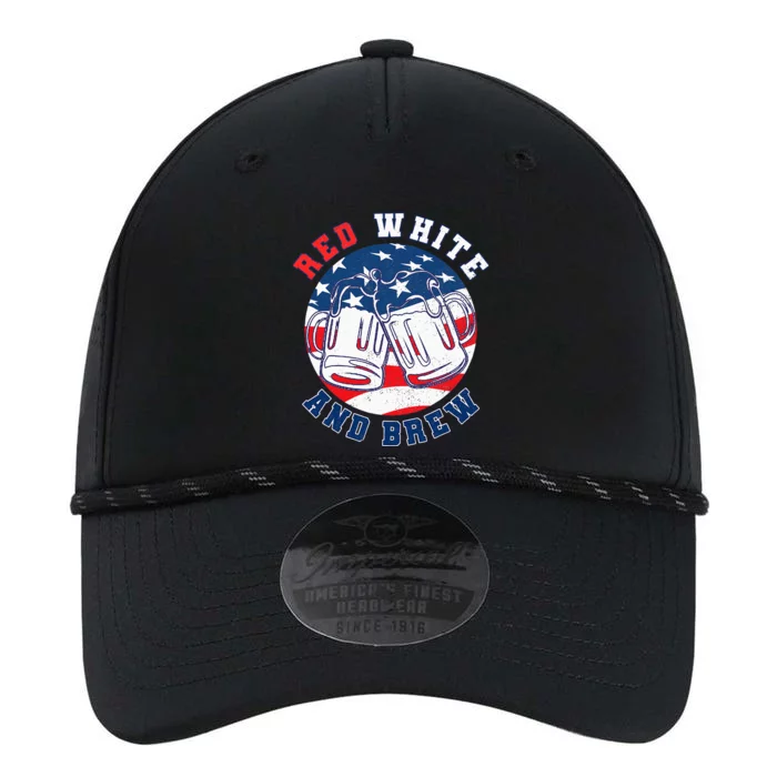 Red White & Brew! for a 4th of July Beer Merica USA Performance The Dyno Cap