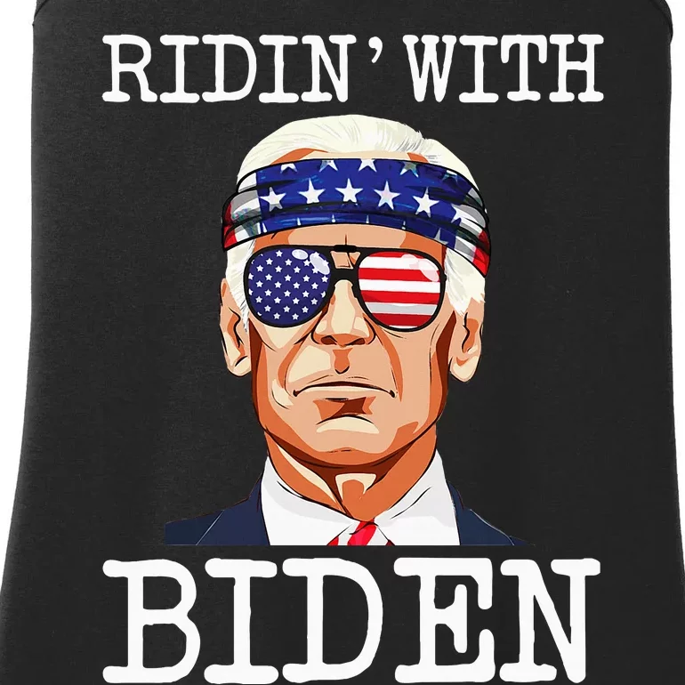 Ridin With Biden Vote Pro Joe Biden For President Ladies Essential Tank