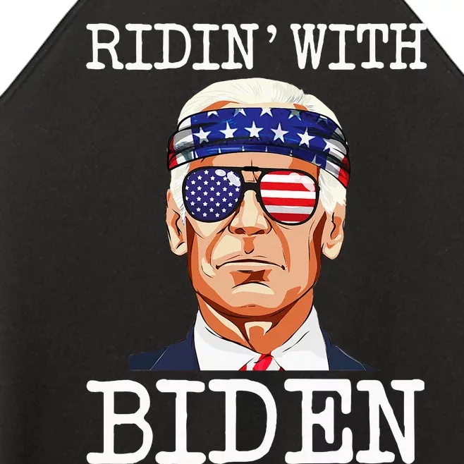 Ridin With Biden Vote Pro Joe Biden For President Women’s Perfect Tri Rocker Tank