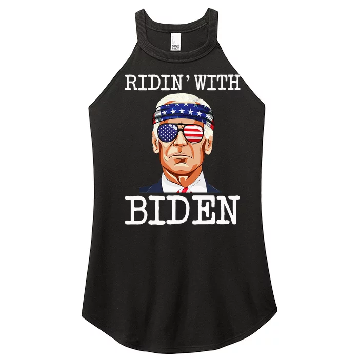 Ridin With Biden Vote Pro Joe Biden For President Women’s Perfect Tri Rocker Tank