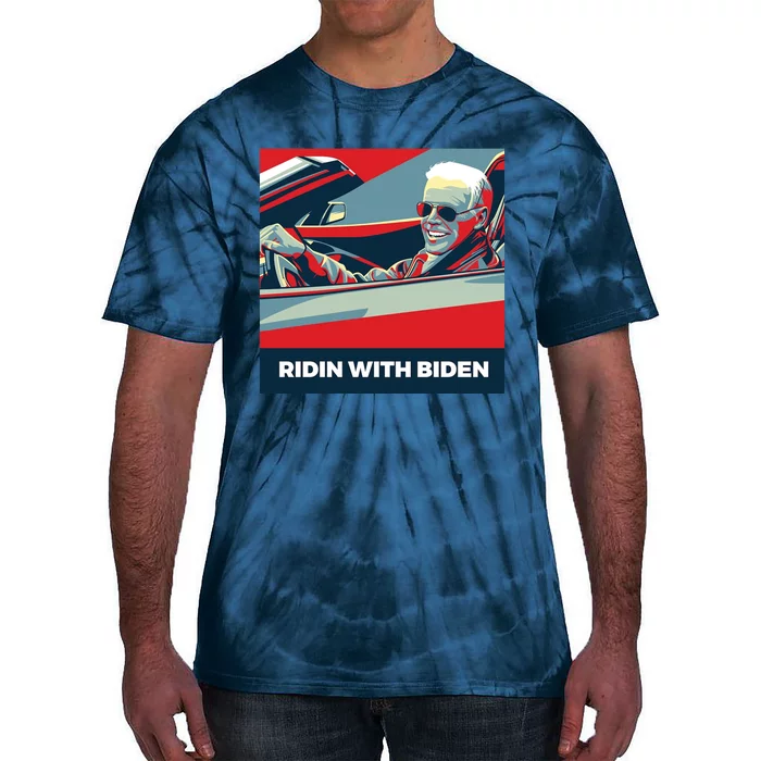 Ridin With Biden Tie-Dye T-Shirt