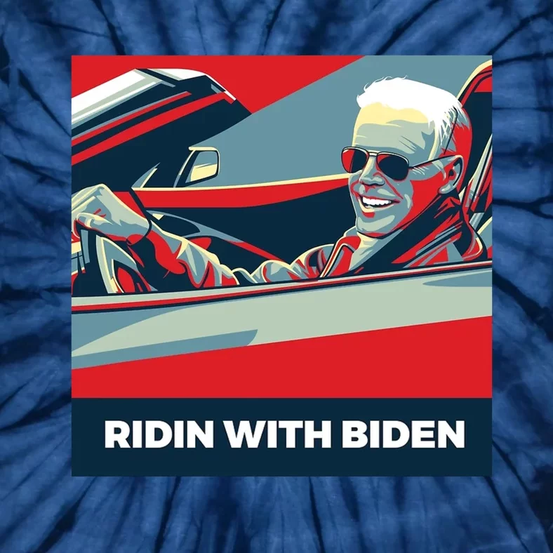 Ridin With Biden Tie-Dye T-Shirt