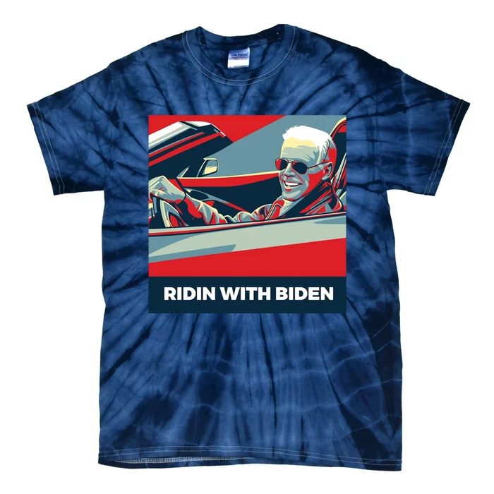 Ridin With Biden Tie-Dye T-Shirt