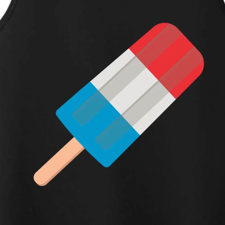 Red White Blue Popsicle Gift Performance Tank