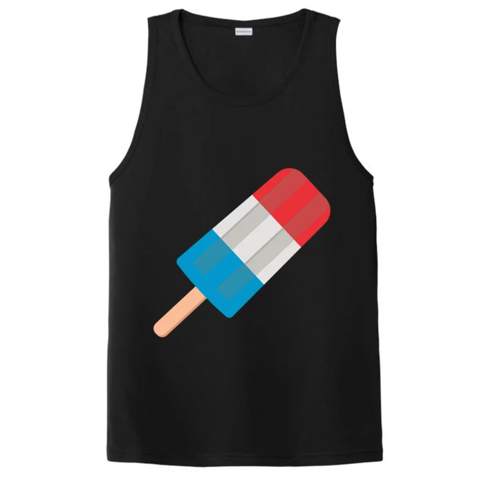 Red White Blue Popsicle Gift Performance Tank