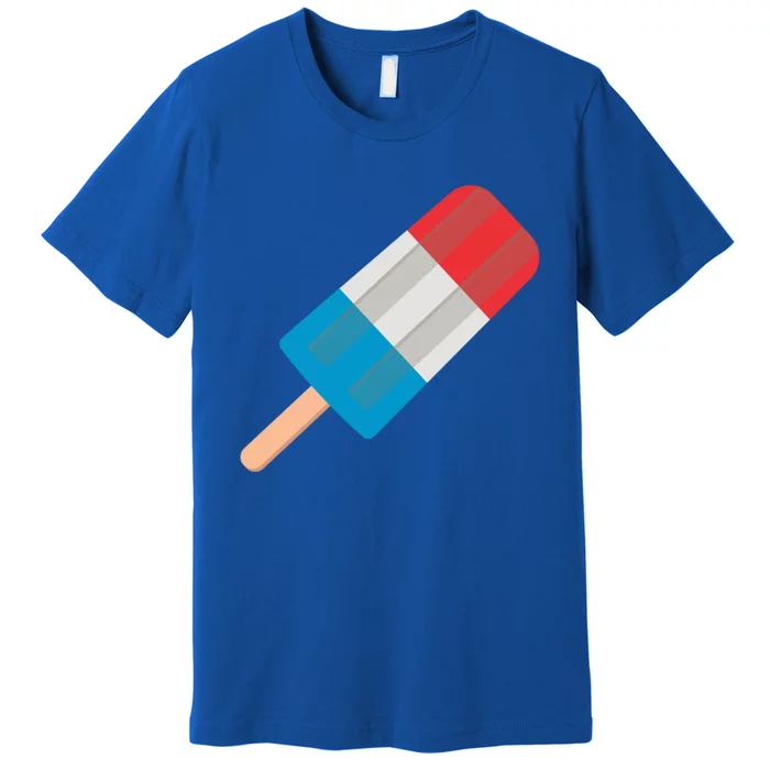 Red White Blue Popsicle Gift Premium T-Shirt