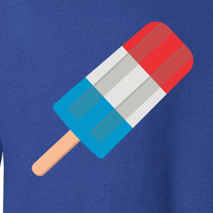 Red White Blue Popsicle Gift Toddler Sweatshirt