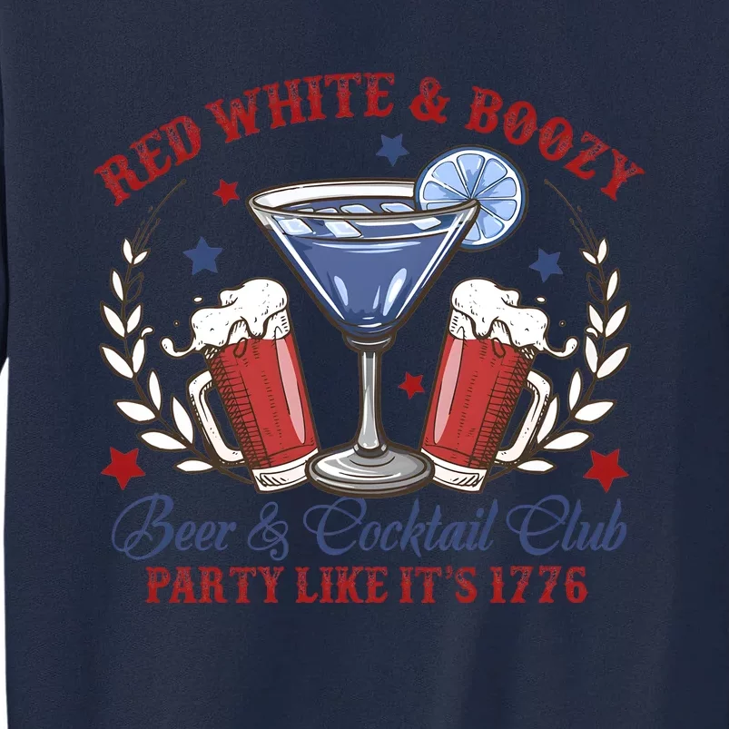 Red White & Boozy Beer Club Tall Sweatshirt