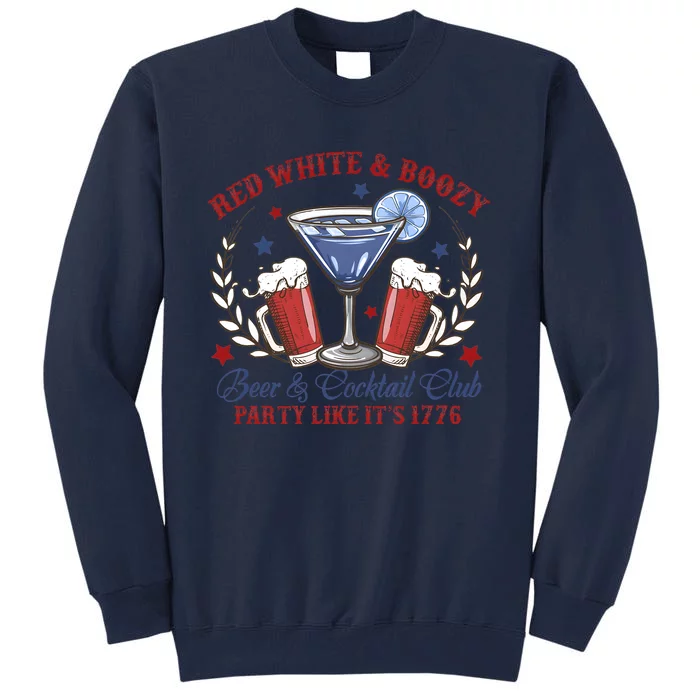 Red White & Boozy Beer Club Tall Sweatshirt