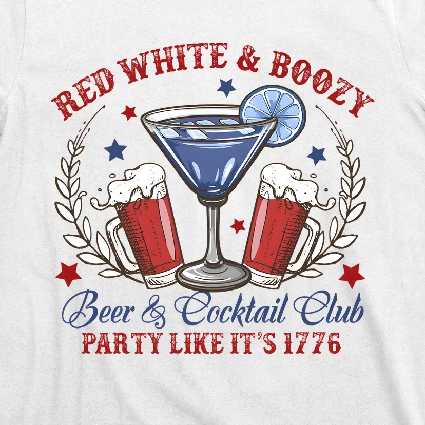 Red White & Boozy Beer Club T-Shirt