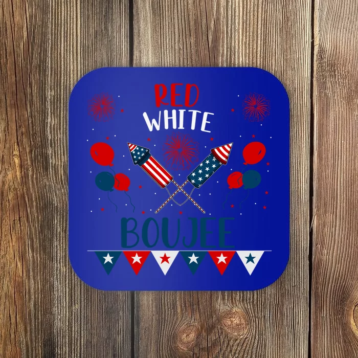 Red White Boujee Gift Coaster