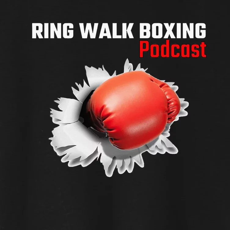 Ring Walk Boxing Podcast Women's Crop Top Tee