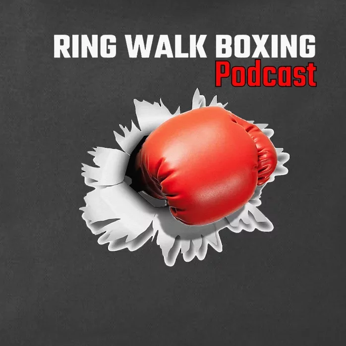 Ring Walk Boxing Podcast Zip Tote Bag