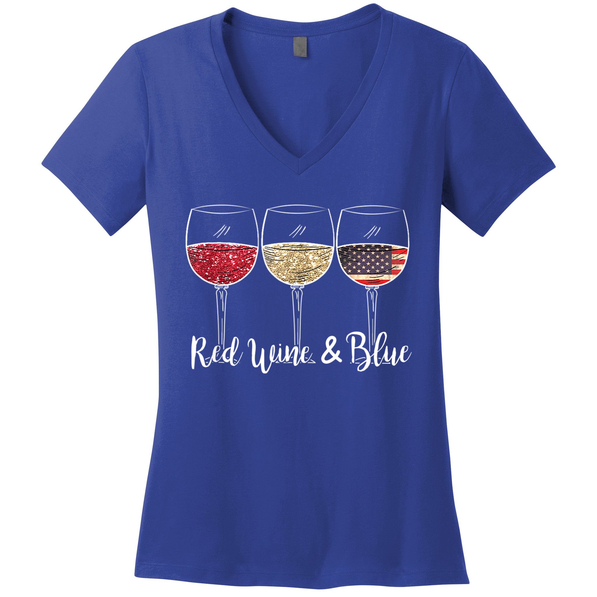 4th of July Wine Women's T-Shirt