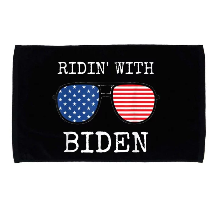 Ridin With Biden Cool Uncle Joe USA Aviator Vote 2020 Microfiber Hand Towel