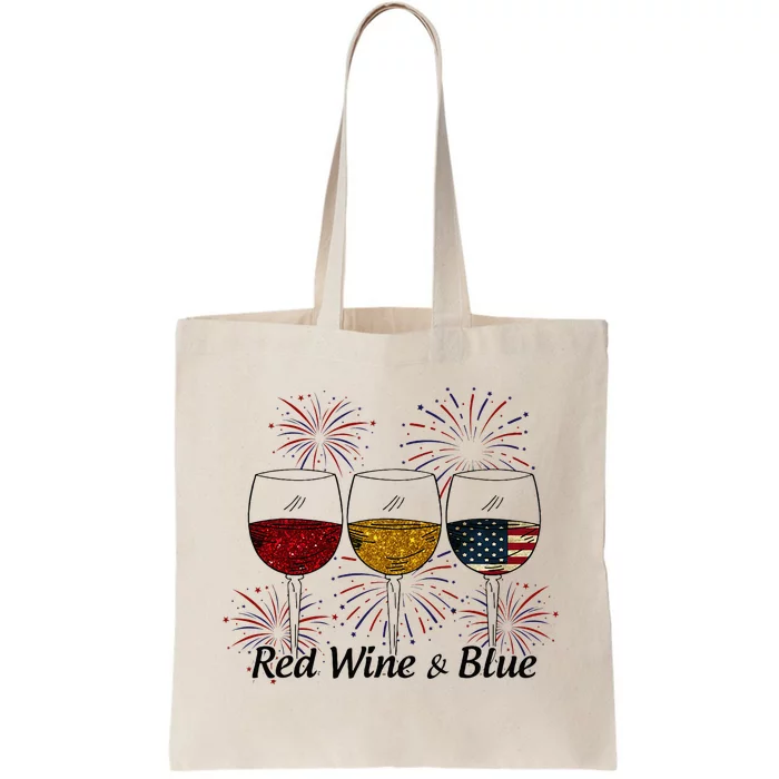 Red Wine & Blue Tote Bag