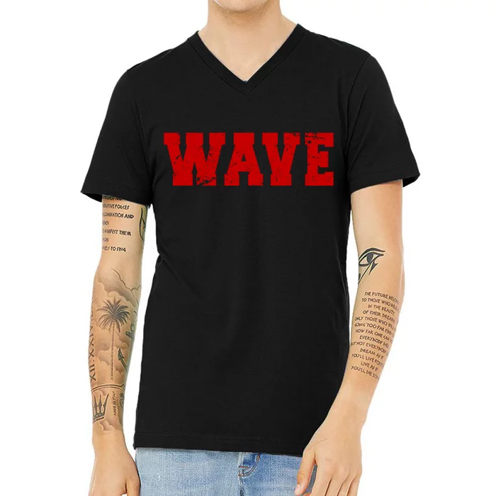 Red Wave Conservative V-Neck T-Shirt