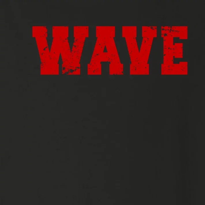 Red Wave Conservative Toddler Long Sleeve Shirt