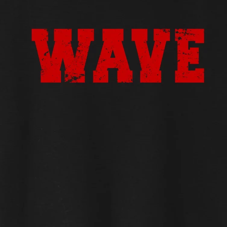 Red Wave Conservative Women's Crop Top Tee