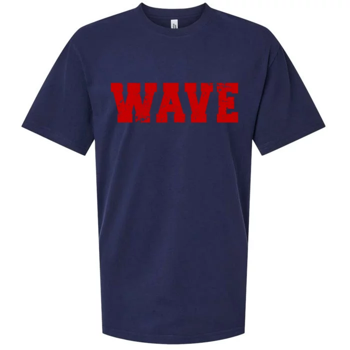 Red Wave Conservative Sueded Cloud Jersey T-Shirt