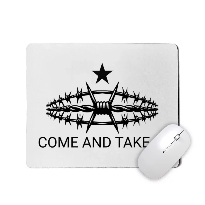 Razor Wire Come And Take It Supreme Court Texas Border 2024 Mousepad