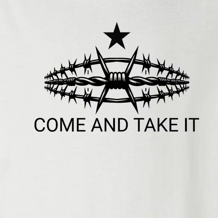 Razor Wire Come And Take It Supreme Court Texas Border 2024 Toddler Long Sleeve Shirt