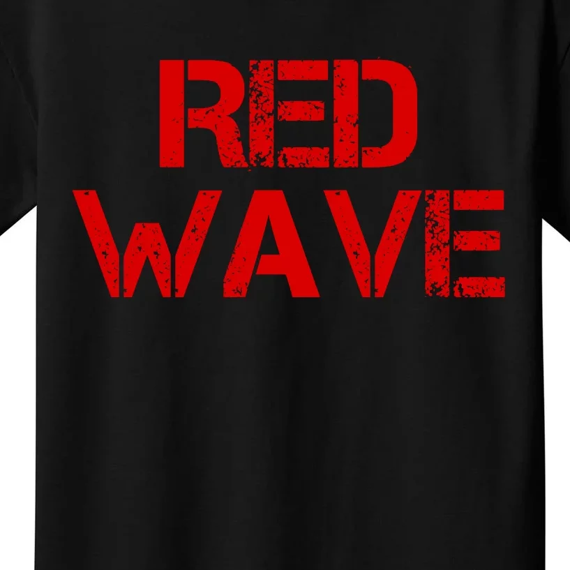 Red Wave Conservative Political Kids T-Shirt