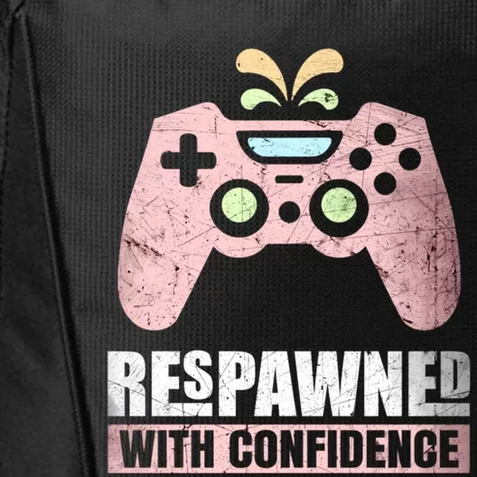 Respawned With Confidence Gift City Backpack