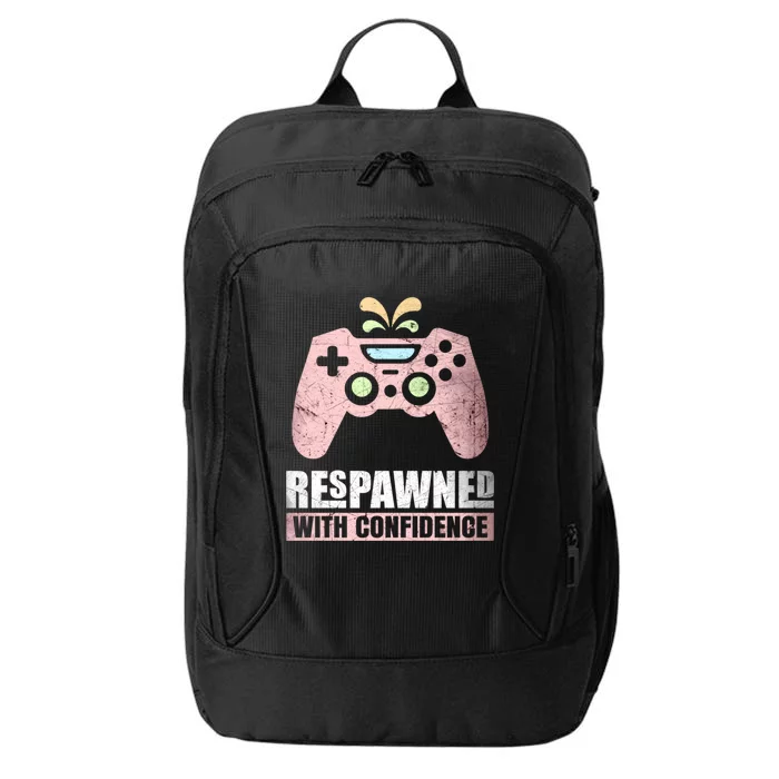 Respawned With Confidence Gift City Backpack