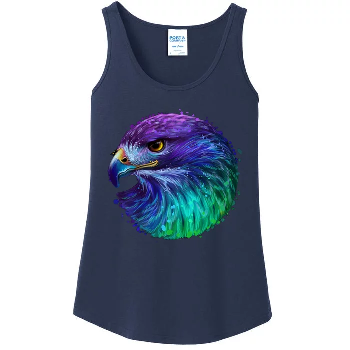 Realistic Water Colored Eagle Ladies Essential Tank