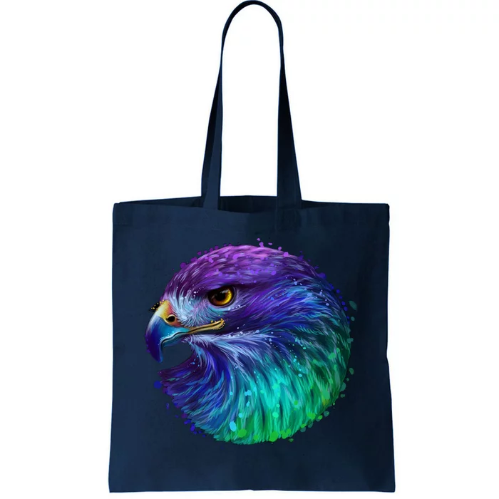 Realistic Water Colored Eagle Tote Bag