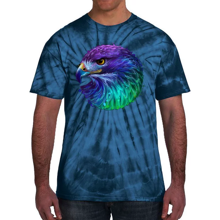 Realistic Water Colored Eagle Tie-Dye T-Shirt