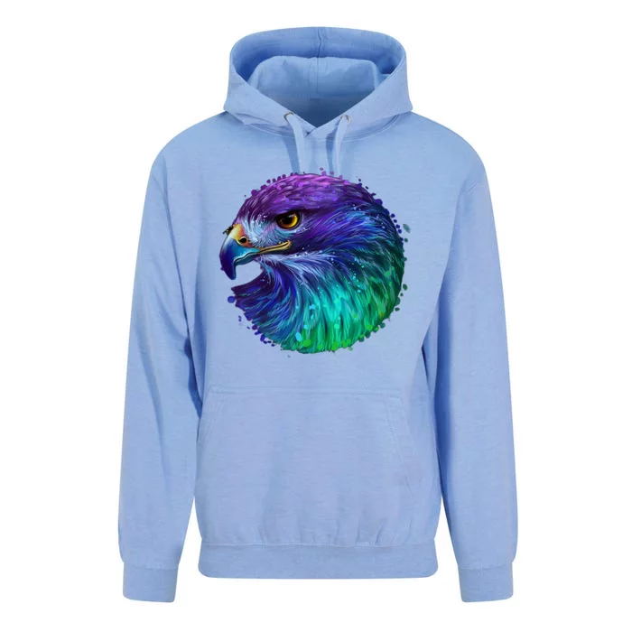 Realistic Water Colored Eagle Unisex Surf Hoodie