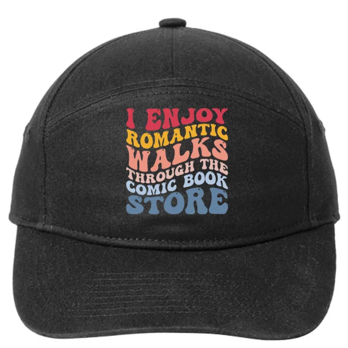 Romantic Walks Comic Book Store 7-Panel Snapback Hat