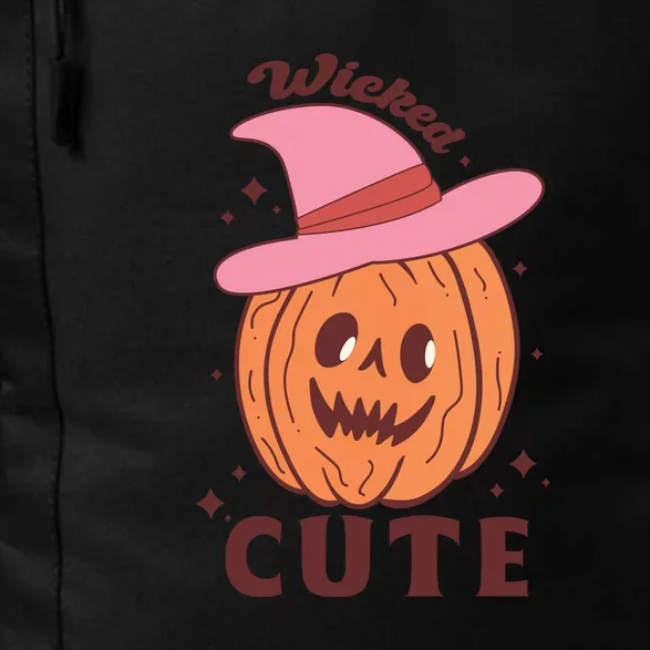 Retro Wicked Cute Funny Pumpkin Gift Daily Commute Backpack