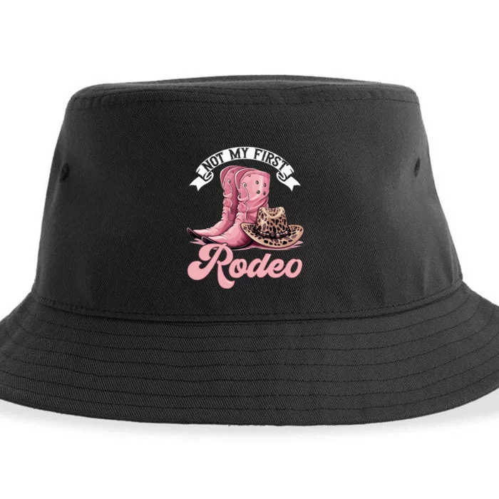 Rodeo Western Country Cowgirl Hat Not My First Rodeo Sustainable Bucket Hat