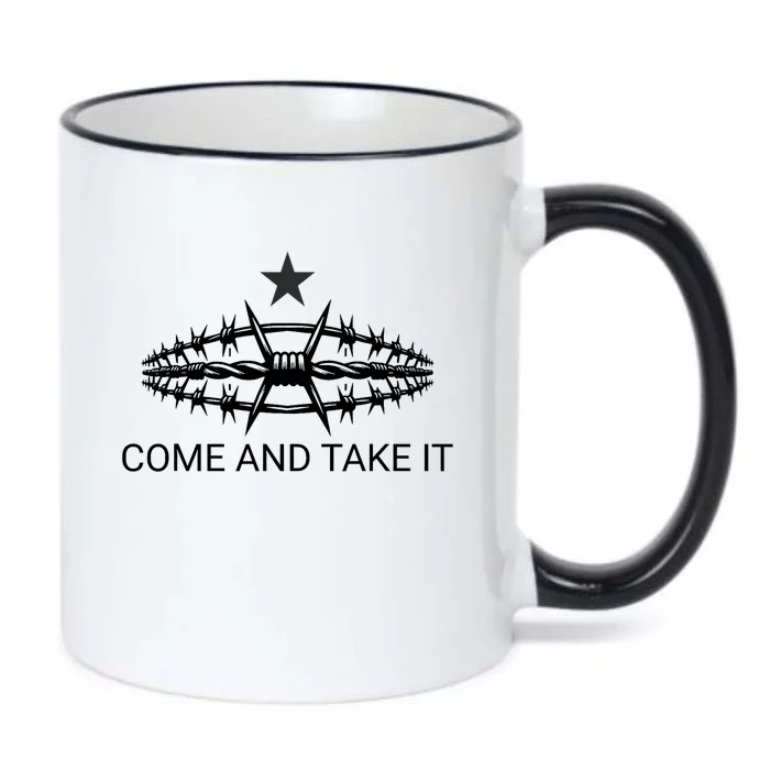 Razor Wire Come And Take It Supreme Court Texas Border 2024 Black Color Changing Mug