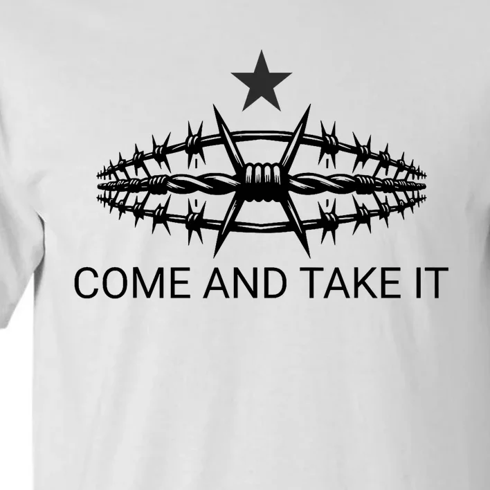 Razor Wire Come And Take It Supreme Court Texas Border 2024 Tall T-Shirt