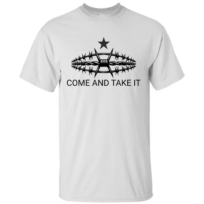 Razor Wire Come And Take It Supreme Court Texas Border 2024 Tall T-Shirt