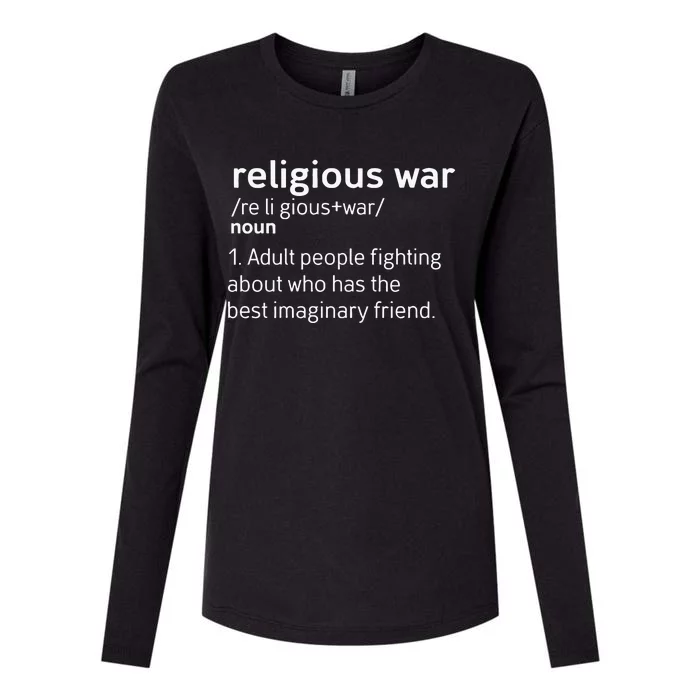 Religious War Definition Womens Cotton Relaxed Long Sleeve T-Shirt