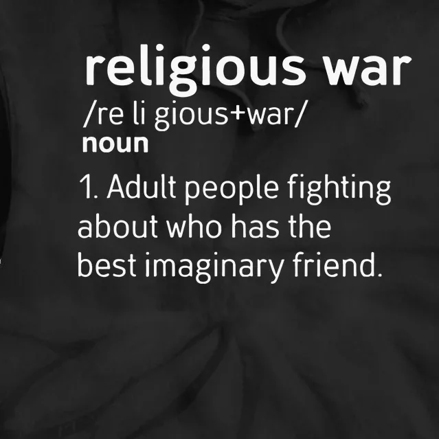 Religious War Definition Tie Dye Hoodie