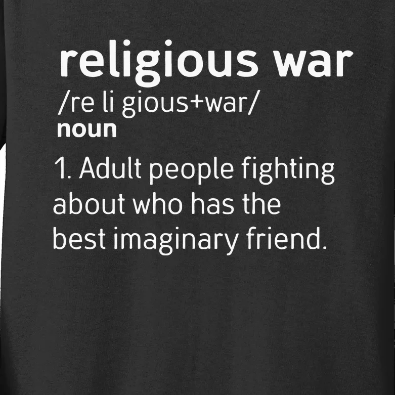 Religious War Definition Kids Long Sleeve Shirt