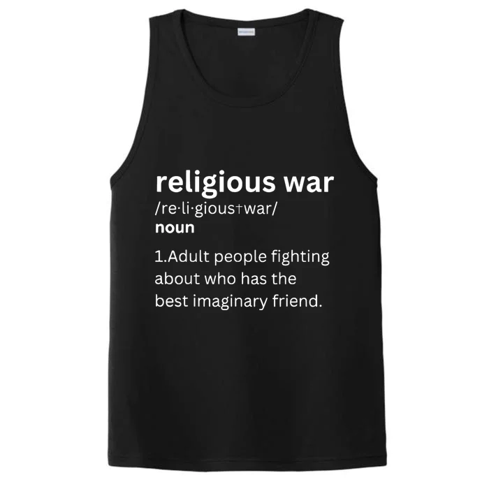 Religious War Definition Aldult People Fighting Funny Jesus Performance Tank