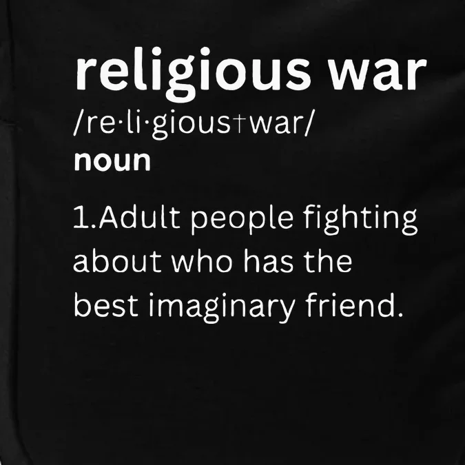 Religious War Definition Aldult People Fighting Funny Jesus Impact Tech Backpack