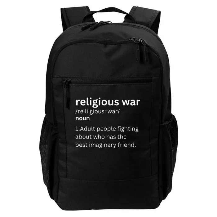 Religious War Definition Aldult People Fighting Funny Jesus Daily Commute Backpack